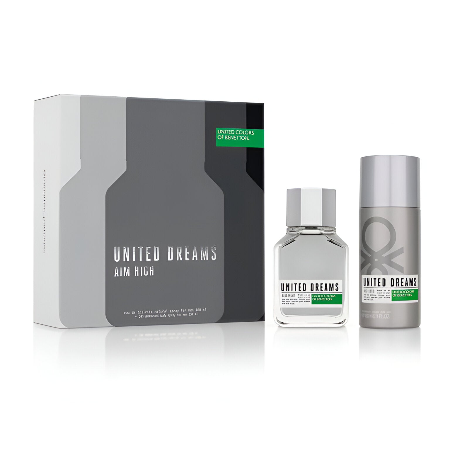 Benetton United Dreams Aim High EDT Deodorant Set for Men | My Perfume Shop