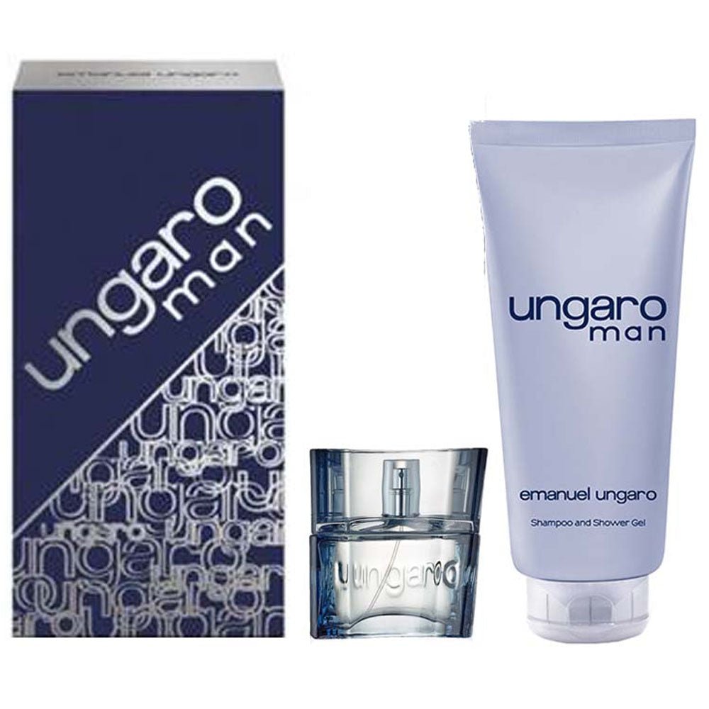 Emanuel Ungaro Man EDT Shampoo & Shower Gel Set for Men | My Perfume Shop