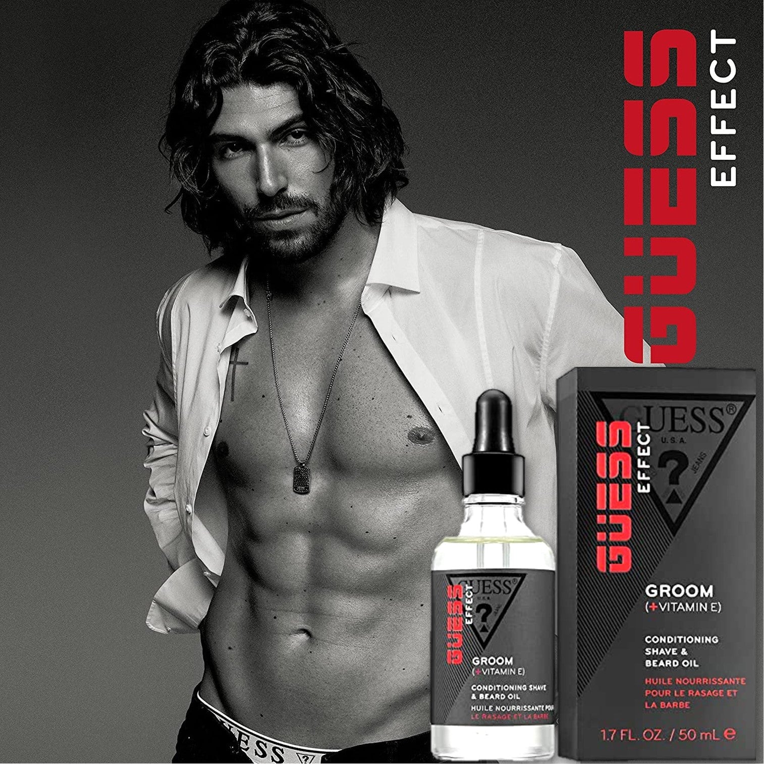 Guess Effect Groom Conditioning Shave & Beard Oil | My Perfume Shop