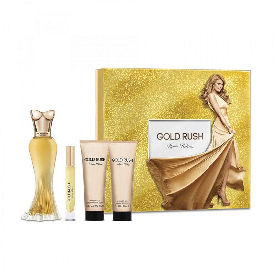 Paris Hilton Gold Rush EDP Body Lotion Set for Women | My Perfume Shop