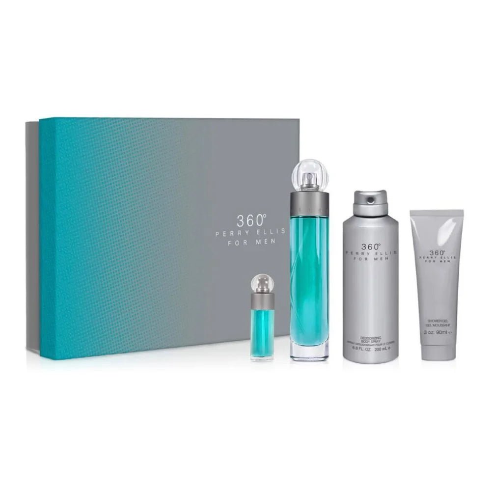 Perry Ellis 360° For Men EDT & Body Care Set | My Perfume Shop