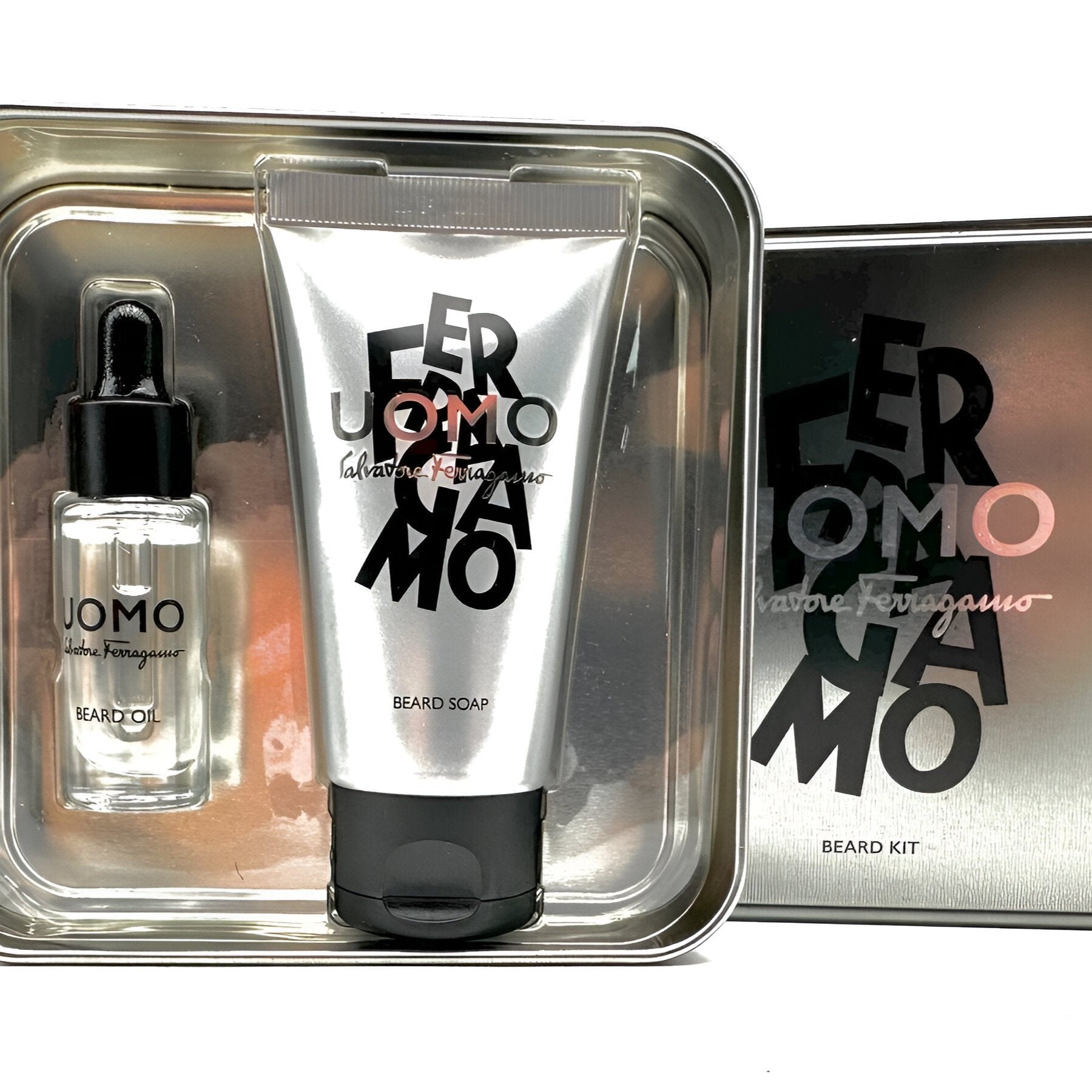 Salvatore Ferragamo Uomo For Men EDP Beard Kit | My Perfume Shop