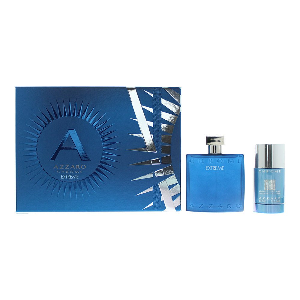 Azzaro Chrome Extreme EDP Deodorant Travel Set | My Perfume Shop