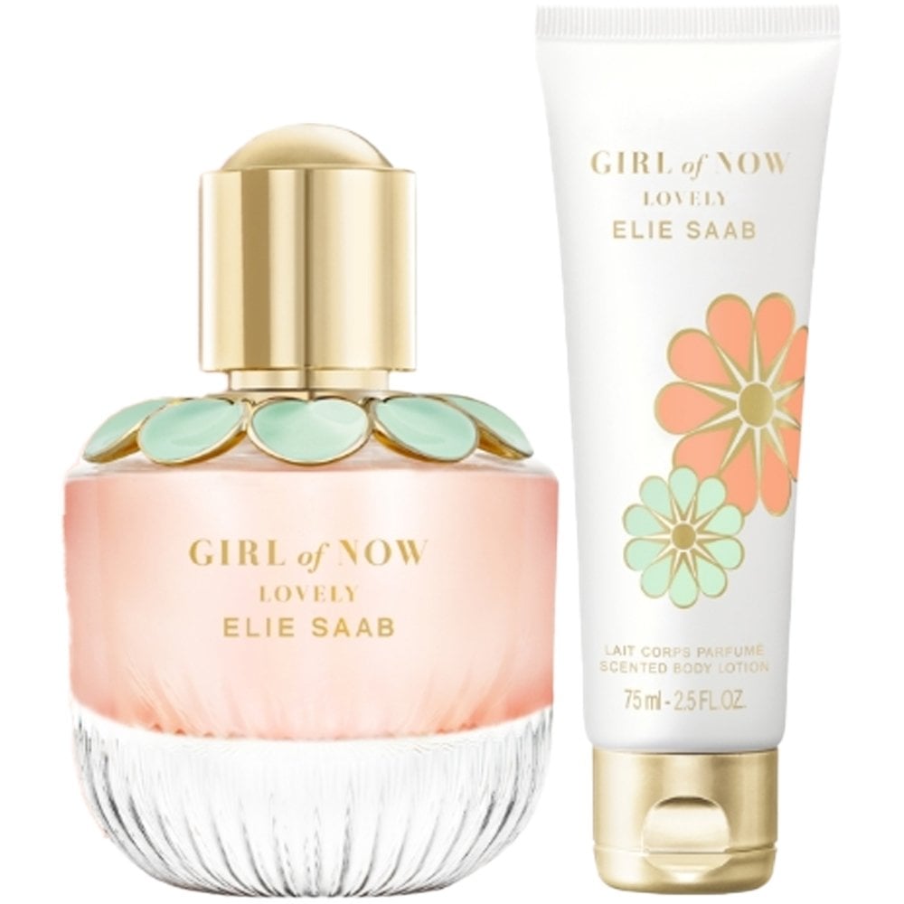 Elie Saab Girl of Now Lovely EDP & Body Lotion Set | My Perfume Shop