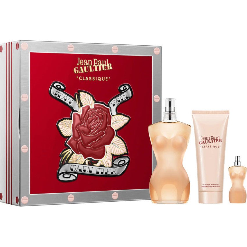 Jean Paul Gaultier Classique EDT Travel & Body Lotion Set | My Perfume Shop