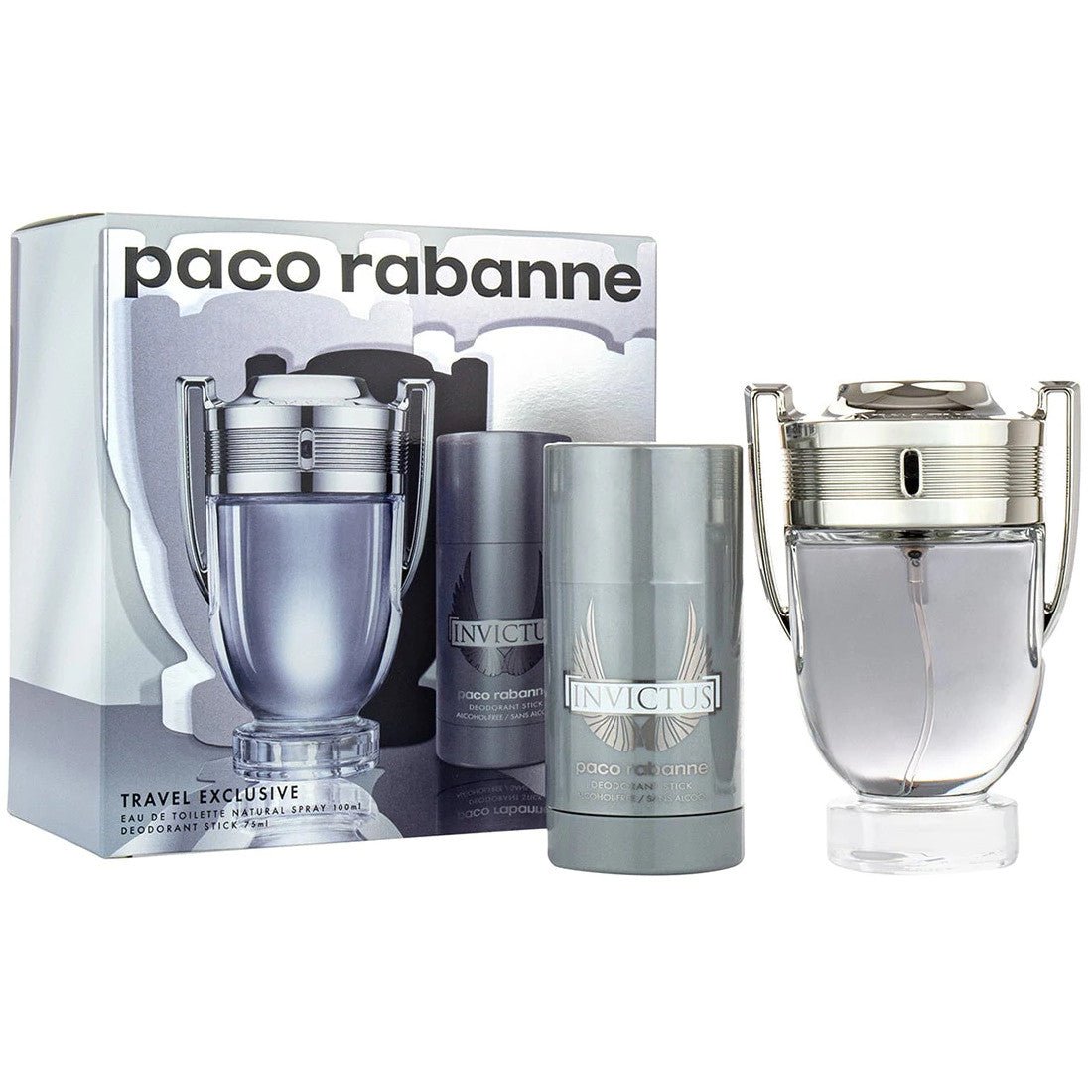 Paco Rabanne Invictus EDT Deodorant Travel Set | My Perfume Shop