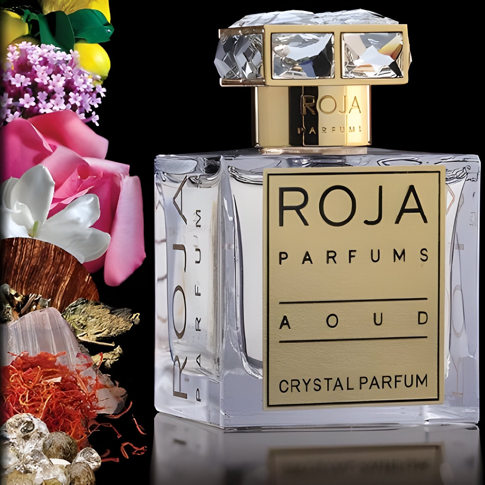 Roja Parfums Aoud Crystal Parfum | My Perfume Shop