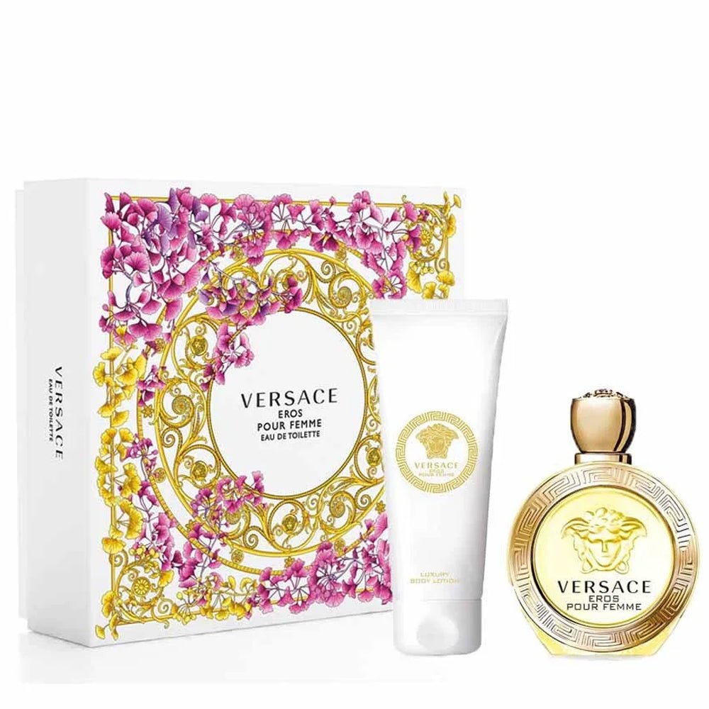 Versace Eros EDT Body Lotion Set For Women | My Perfume Shop